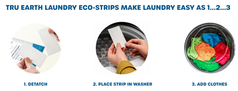 how to use tru earth laundry strips