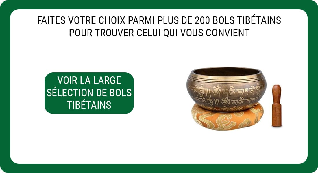 Bol chantant tibétain 7 métaux - La Boutique du Feng Shui