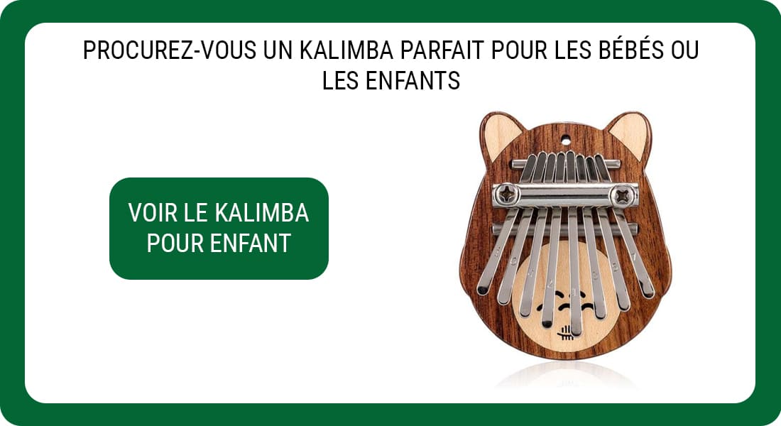 Une publicité pour un Kalimba destinés aux Bébés