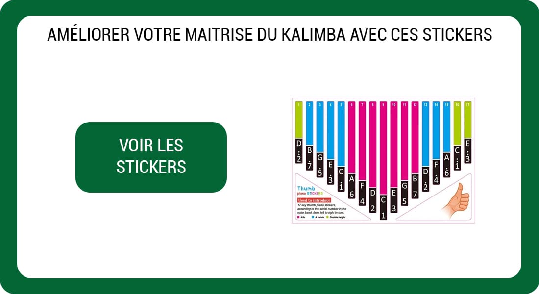 Publicité Stickers pour Kalimba