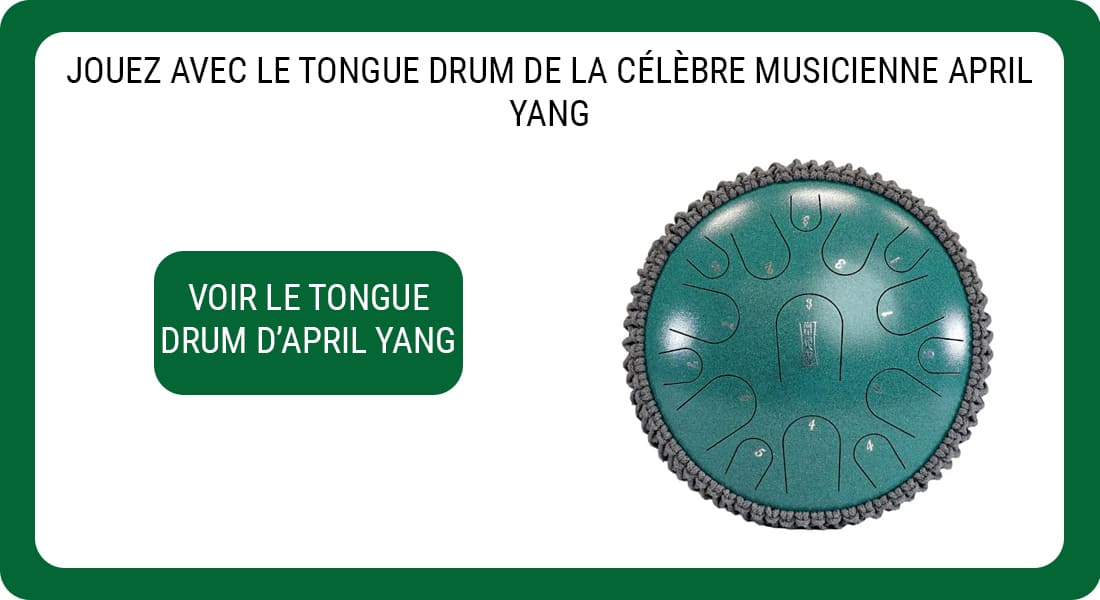 Une publicité pour un Tank Drum d'April Yang