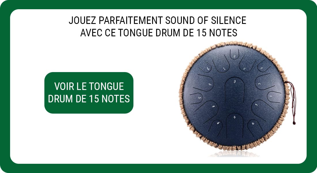 Partition Tongue Drum Sound Of Silence