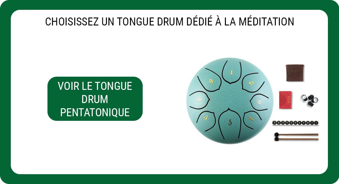 Steel Tongue Drum 8 notes pour Enfant - Do Pentatonique