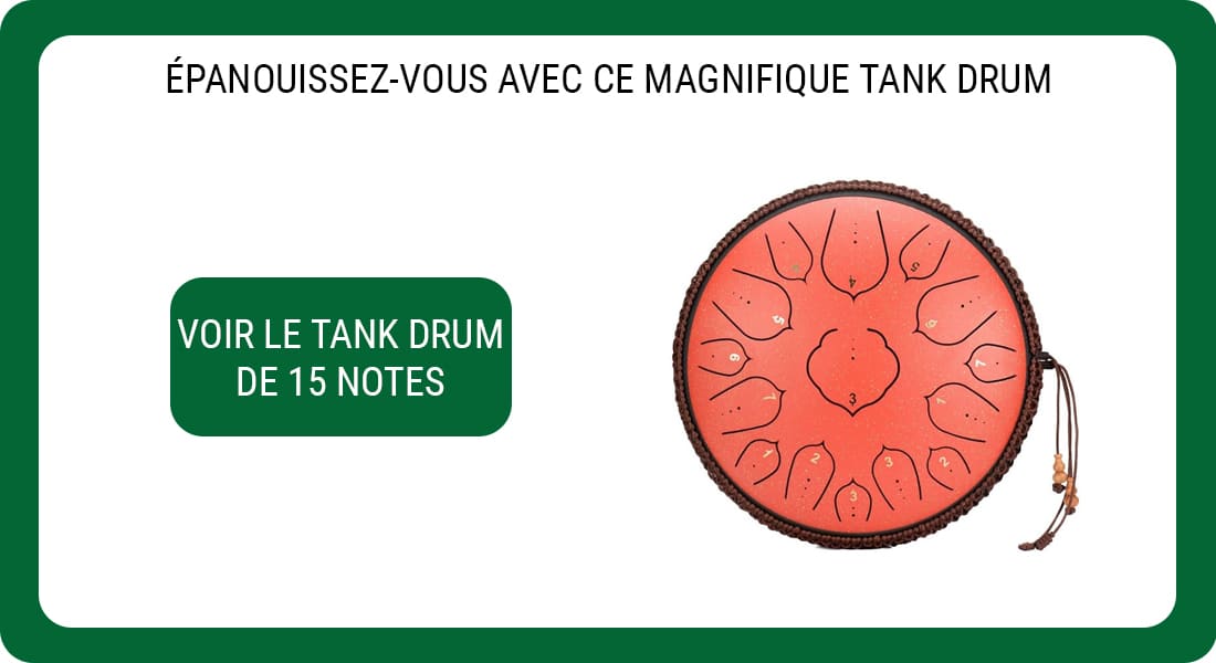 Une publiclité pour un Tank Drum