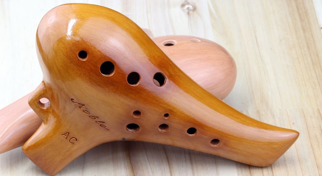 Un Ocarina alto en Do conçu en bois