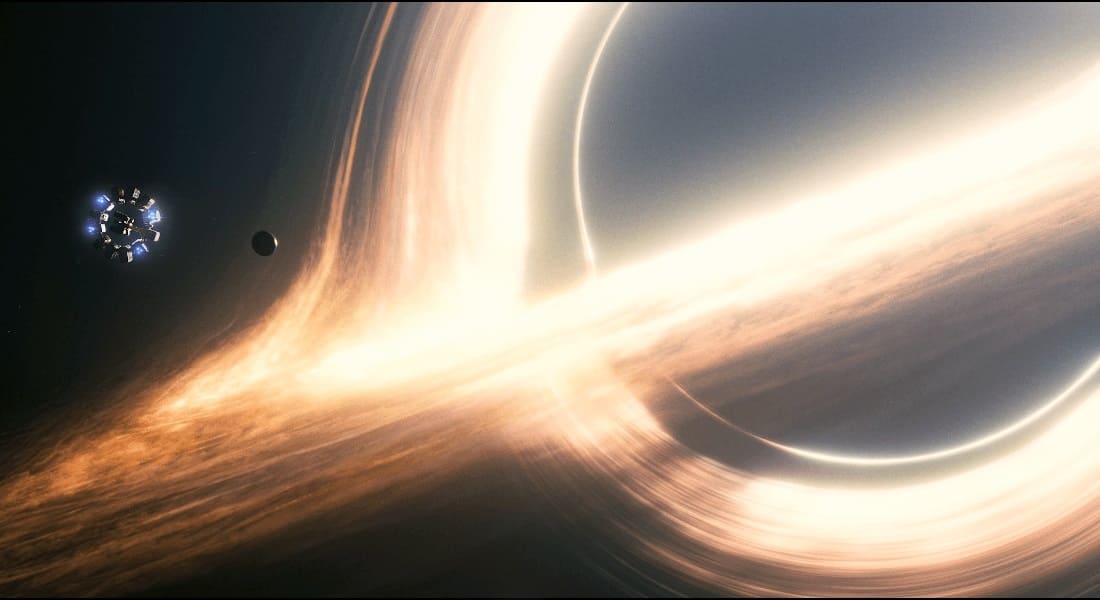Un trou noir dans l'espace