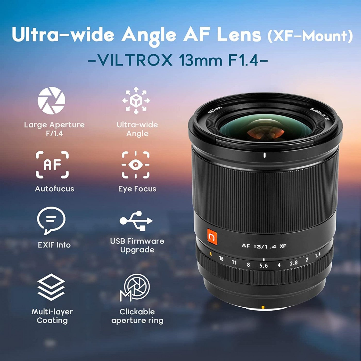 Key features of the lens