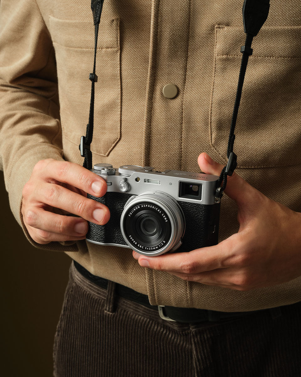 Photo of a person holding the camera