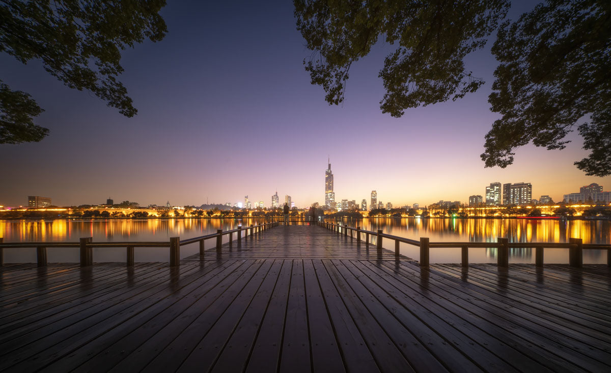 City scape at night taken on the Laowa 10mm Wide Angle