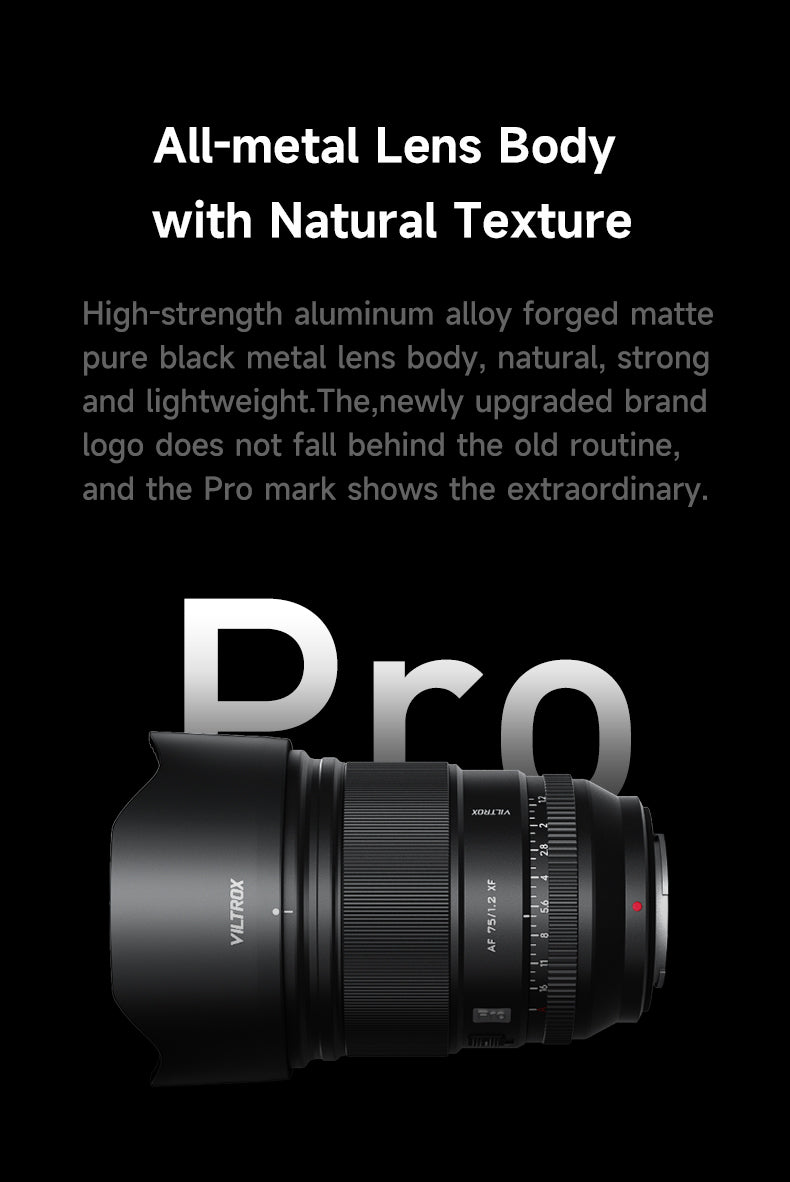 Viltrox Lens Infographic - Design Information