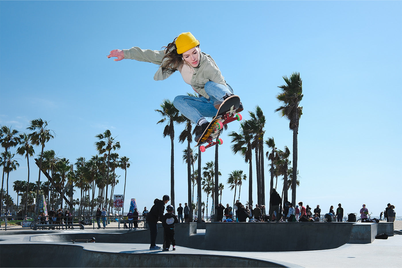 Photo of a skateboarder showing how good the autofocus is