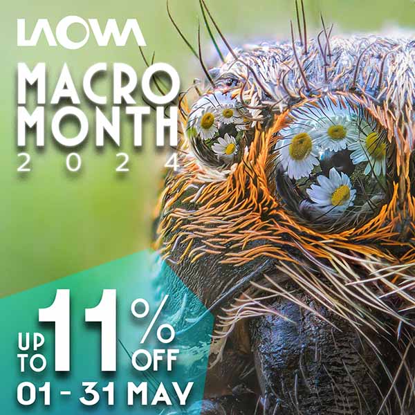 Laowa Macro Month Promotion Graphic
