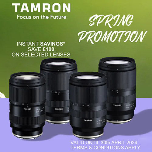 tamron lens spring promotion at carmarthen cameras