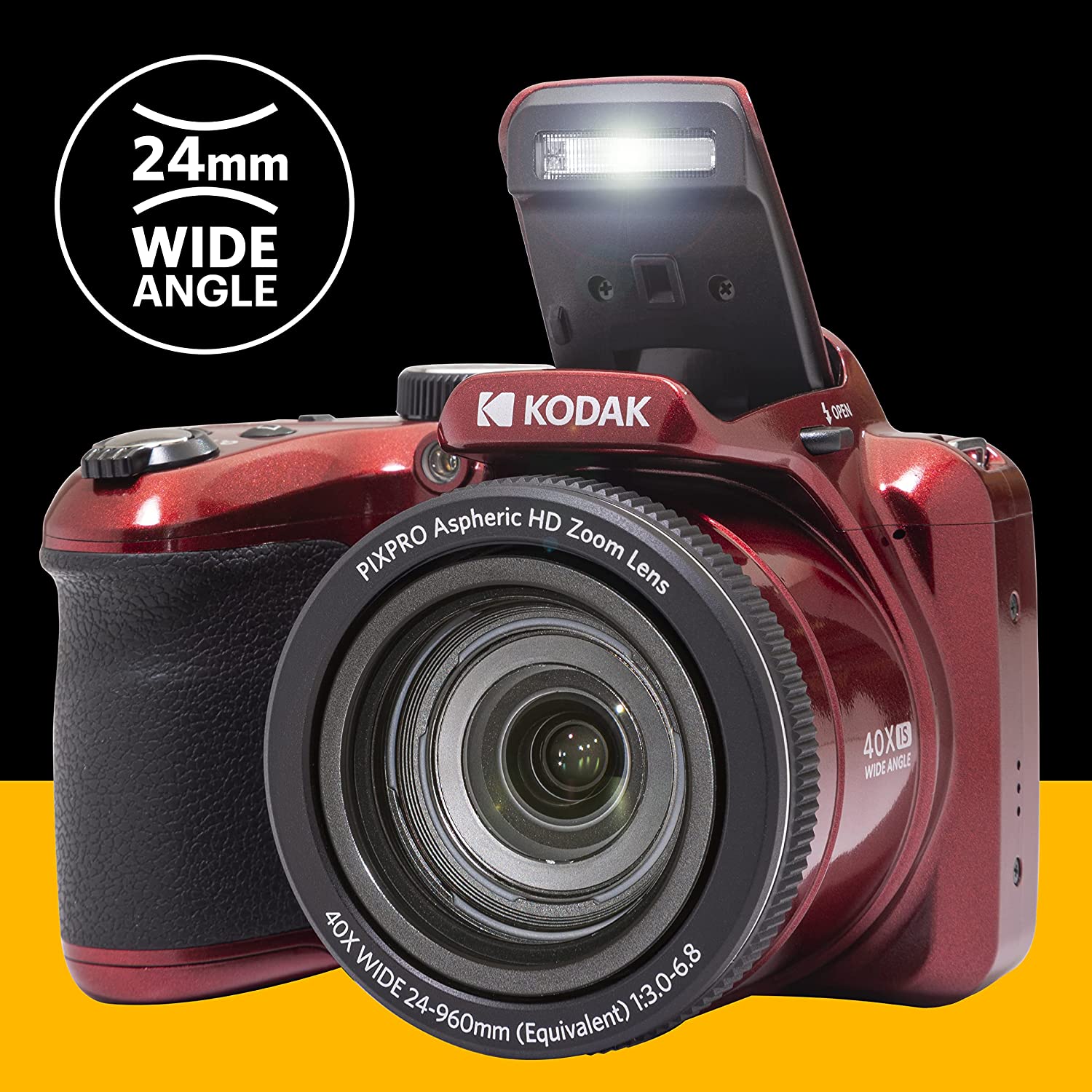 KODAK PIXPRO Astro Zoom AZ255-BK 16MP Digital Camera with 25X Optical