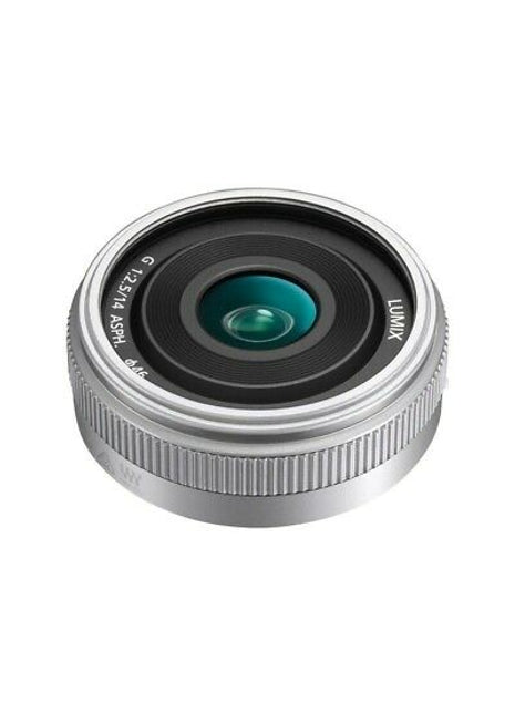 Panasonic 14mm  LUMIX G Pancake Lens Silver - Micro Four Thirds Fi –  Carmarthen Camera Centre