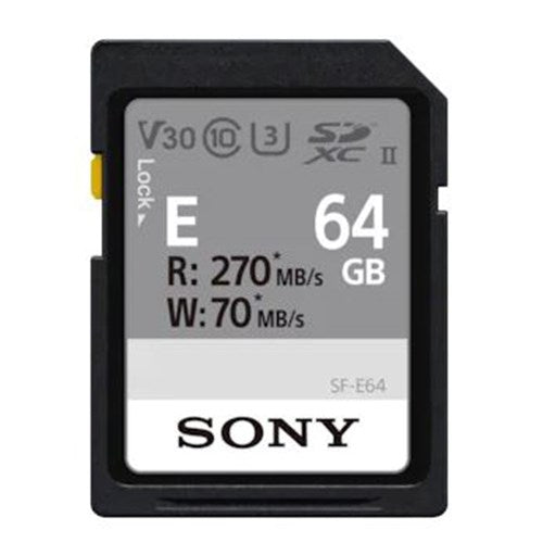 Sony 128GB SF-G Tough UHS-II SDXC Memory Card - 300MB/s UHS-II V90 8K
