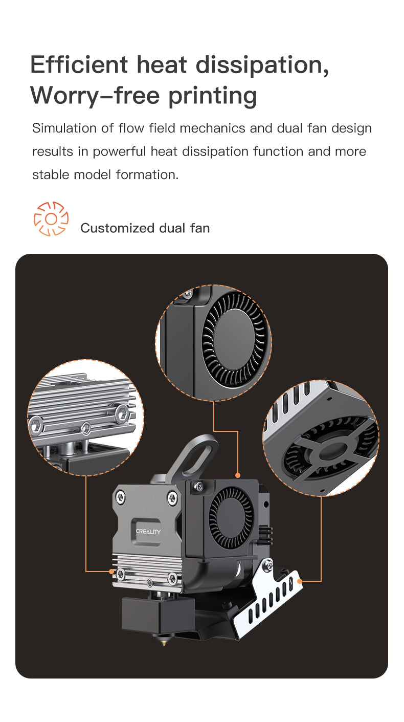 Creality Sprite Extruder Pro 300℃ High Temperature Printing All Metal Design