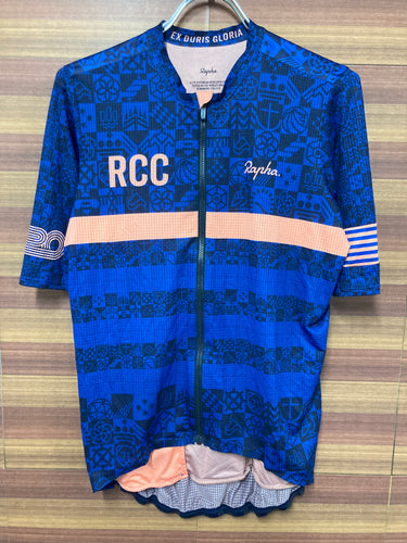 GM078 ラファ Rapha カントリージャージ COUNTRY JERSEY 紺 XS 日焼け