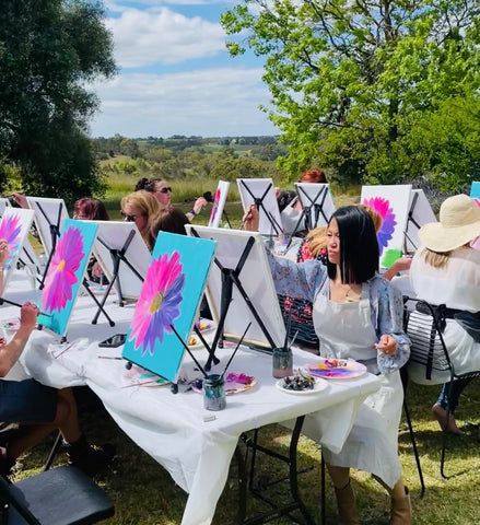 Paint and Sip at Barossa with Paintelaide