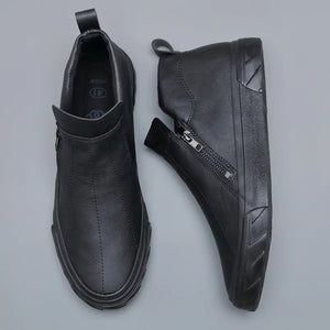 Men Vulcanized Leather Loafer Shoes - RyanSupplyCo