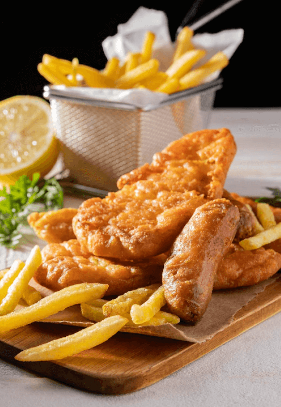 Classic Beer Battered Fish with Tartar Sauce