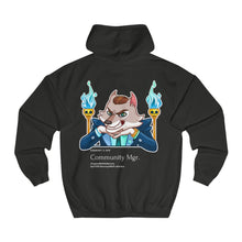 Load image into Gallery viewer, Community Mgr. CryptosWolf  Unisex College Hoodie  ~UK Sourced~
