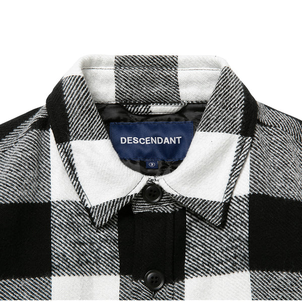 descendant 22AW CLAIRTON PLAID JACKET シャツジャケット チェック