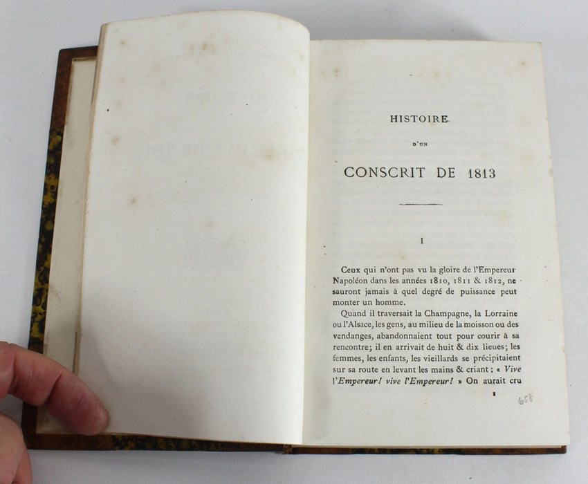 Histoire D'Un Conscrit de 1813, Erckmann-Chatrian, c. 1870 — Lanna Antique