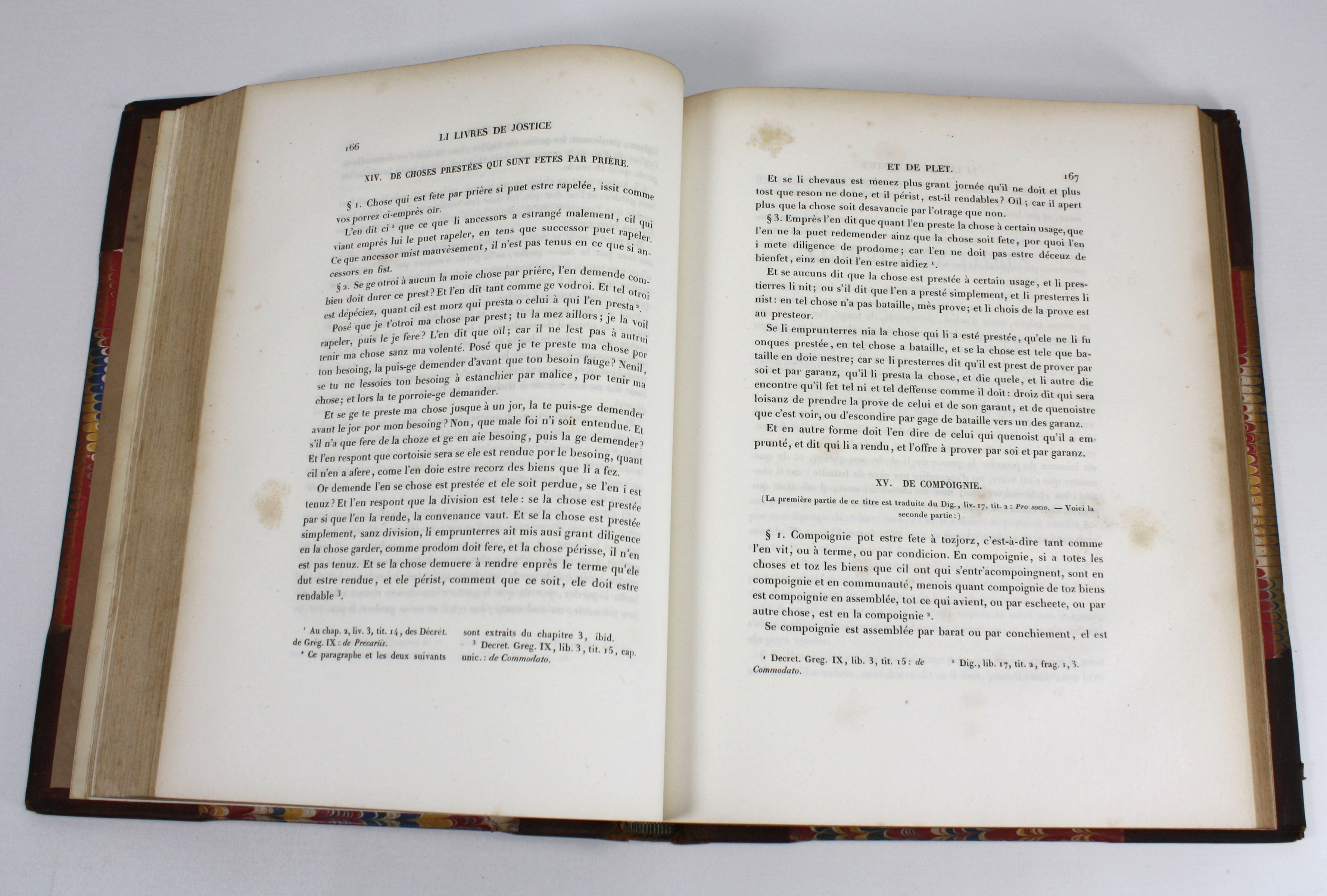 Li Livres de Jostice et de Plet, 1850 — Lanna Antique