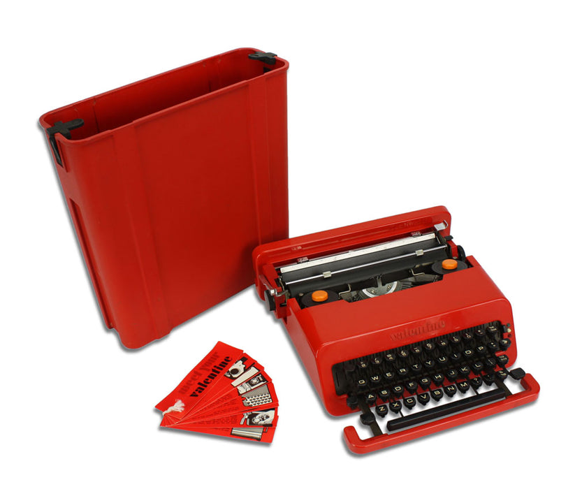 Vintage Olivetti Valentine typewriter, classic Ettore Sottsass