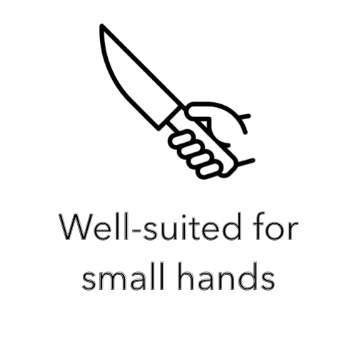 Well-suited for small hands