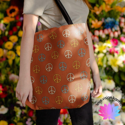 Boho Sunflower Hippie MCM Tote Bag 