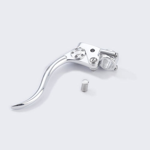 DELUXE LINE CLUTCH LEVER ASSEMBLY ALUMINUM (satin) – CUSTOM HARLEY