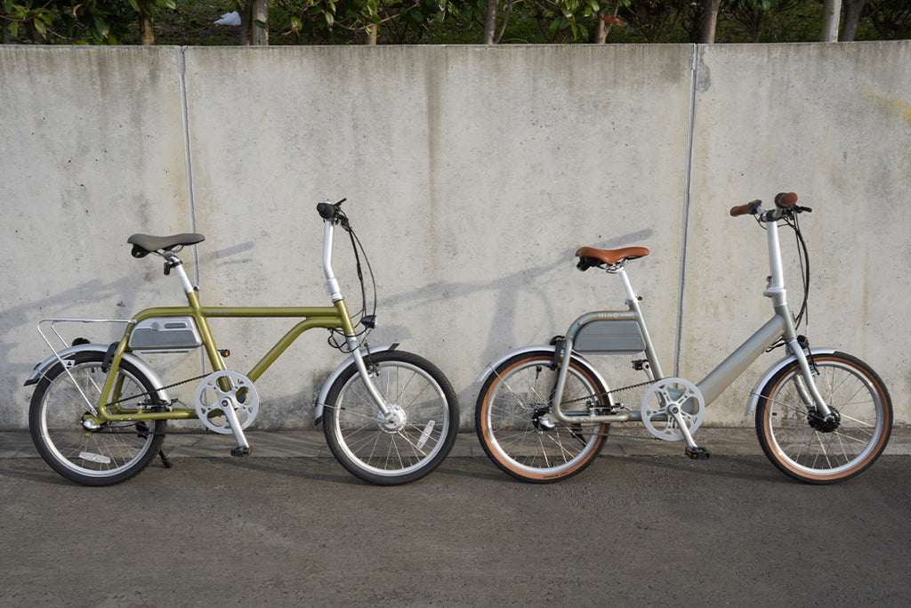 オシャレな電動アシスト自転車　低床フレーム　ベルトドライブ