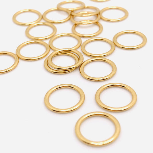 Rings and Sliders Premium Jewelry Quality Bra Making/Replacement Metal  Supplies Garment DIY Accessories (Rose Gold,10mm)