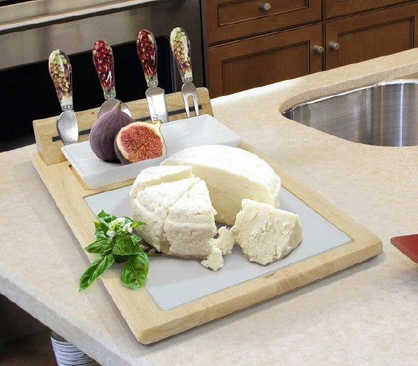 cheese tray in kitchen