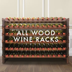 All Wood Wine Racks