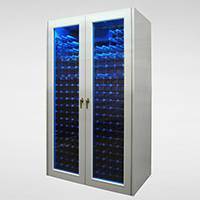 Custom Aluminum Blue LED Cabinet Thumbnail 1