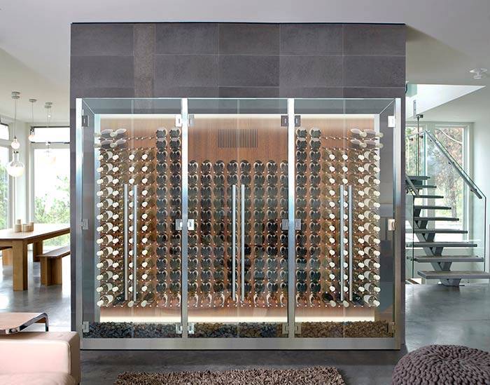 Custom Glass Cabinet with Peg Racking Thumbnail 2