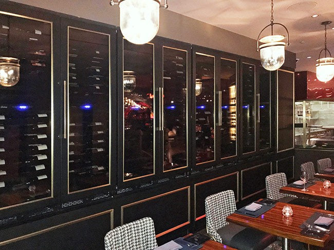 Custom Wine Cabinets<br>Gordon Ramsay Steak, Las Vegas Thumbnail 1