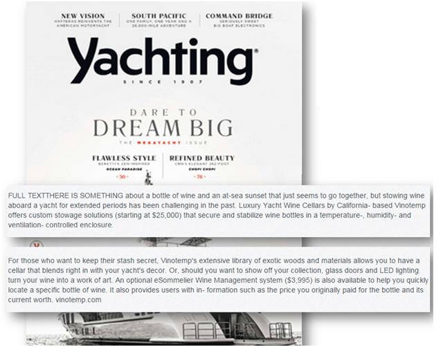 yachting logo with article highlight