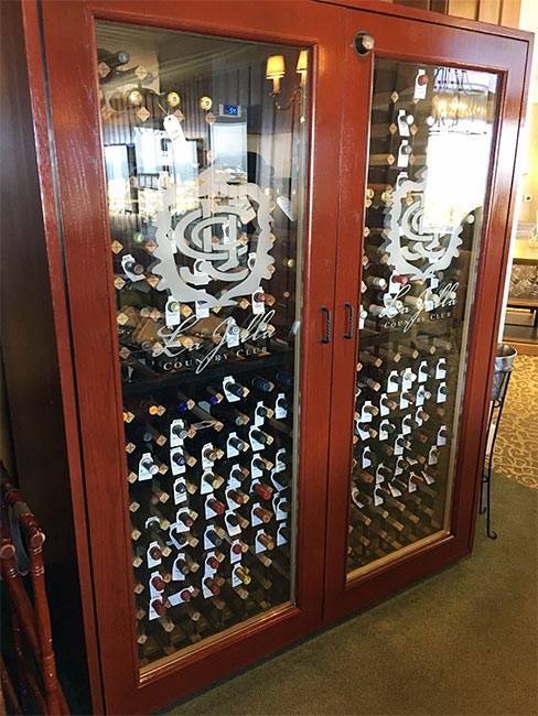 La Jolla Country Club, CA, Wine Cabinet Thumbnail 1