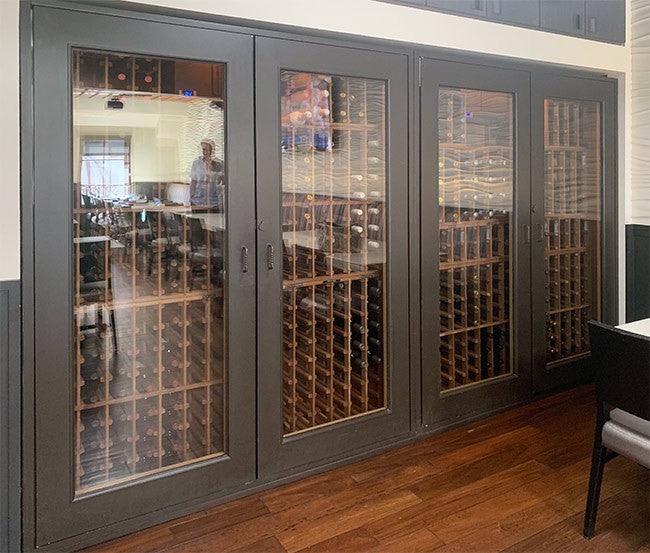 Custom Wine Cabinets Skyloft Restaurant, Laguna Beach, CA. Thumbnail 1