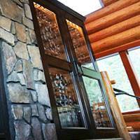 Stone Cliff Inn Wine Glass Cabinet Thumbnail 1