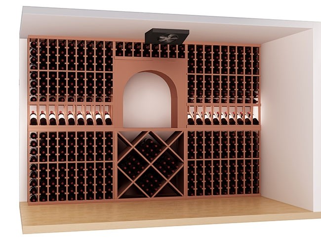 240mm wall thermometers with wine cellar design