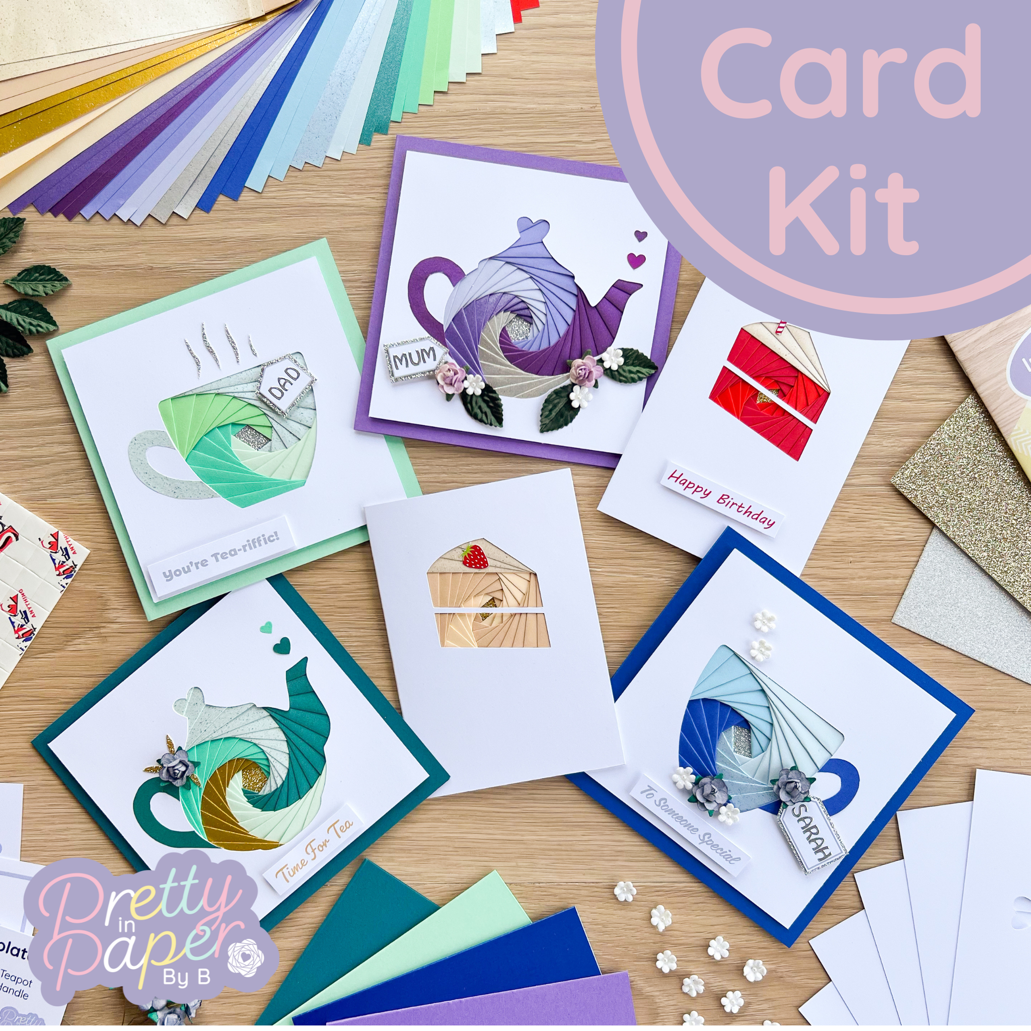 Beginner Iris Folding Card Making Kit, Deluxe Starter Kit