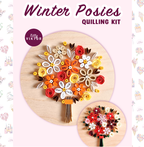 Winter Posies Quilling Kit