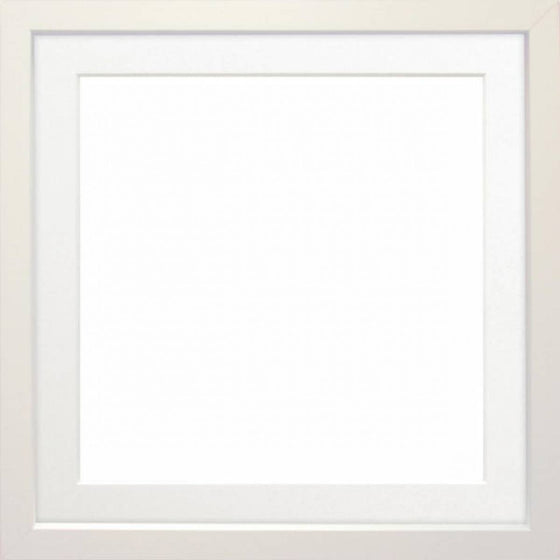 hvit ramme 40x40 (til kunsttrykk 23x23) – Kjersti Munkejord Lamb