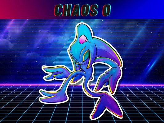 Shadow the Hedgehog Sonic Adventure 2 Chaos Control 3 Glossy Vinyl Sticker