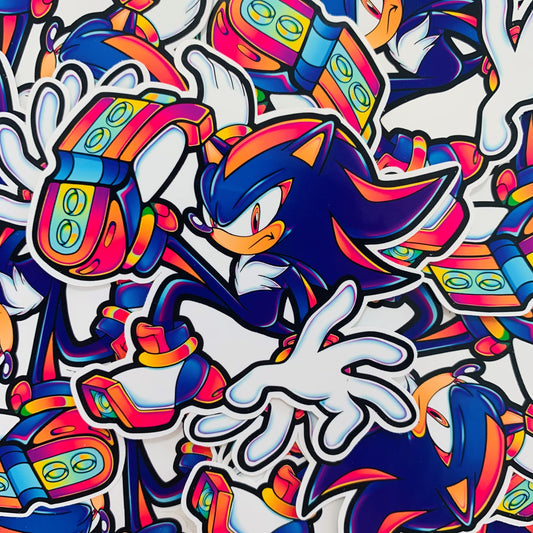 Emeralds of Chaos - Sonic The Hedgehog Sticker by Shonenoa